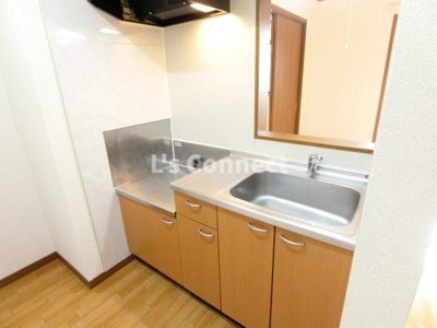 【キッチン】 | シャトゥＫ・ＴⅢ | ２口ガスコンロ設置可能なキッチン。