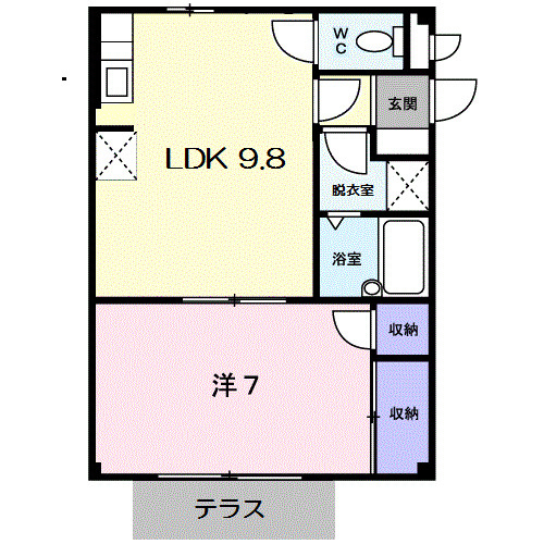 【間取り】 | メゾンジオワイユ２