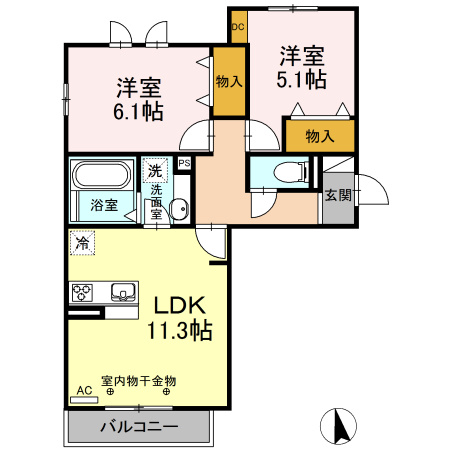 Ott’s Gejoの間取り