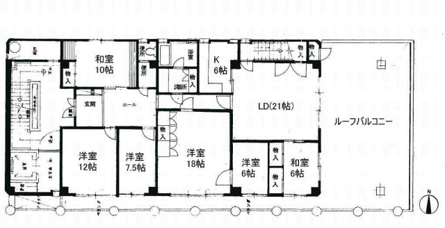 幟町熊本ビルの間取り