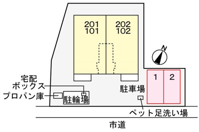 【駐車場】 | ルミナーレ | 駐車場
