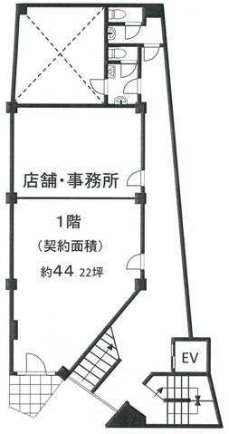 羽曳野市栄町　貸店舗　[物件番号：224943]の間取り