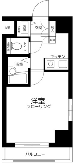 【間取り】 | ルーブル中野南台