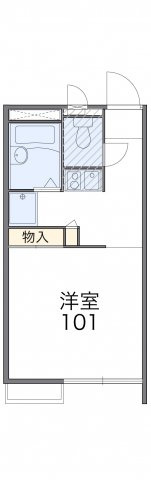 レオパレスサンライトの間取り|画像2