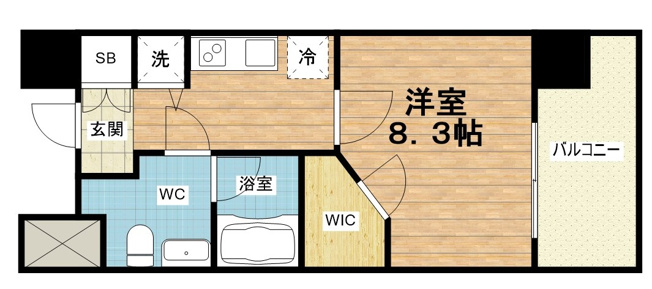 【間取り】 | レジュールアッシュ福島
