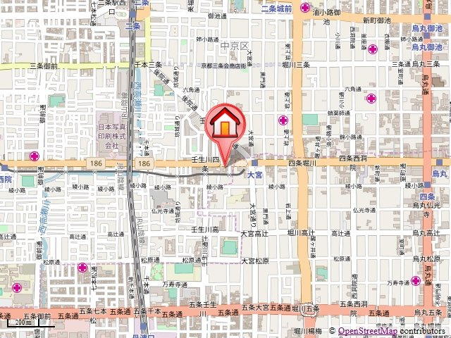 アイハウス（旧グランドインペリアル林ビル）の地図