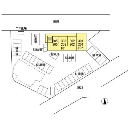 レジデンス神都Ⅱ　　刈谷市近郊の賃貸はクラスホームの駐車場