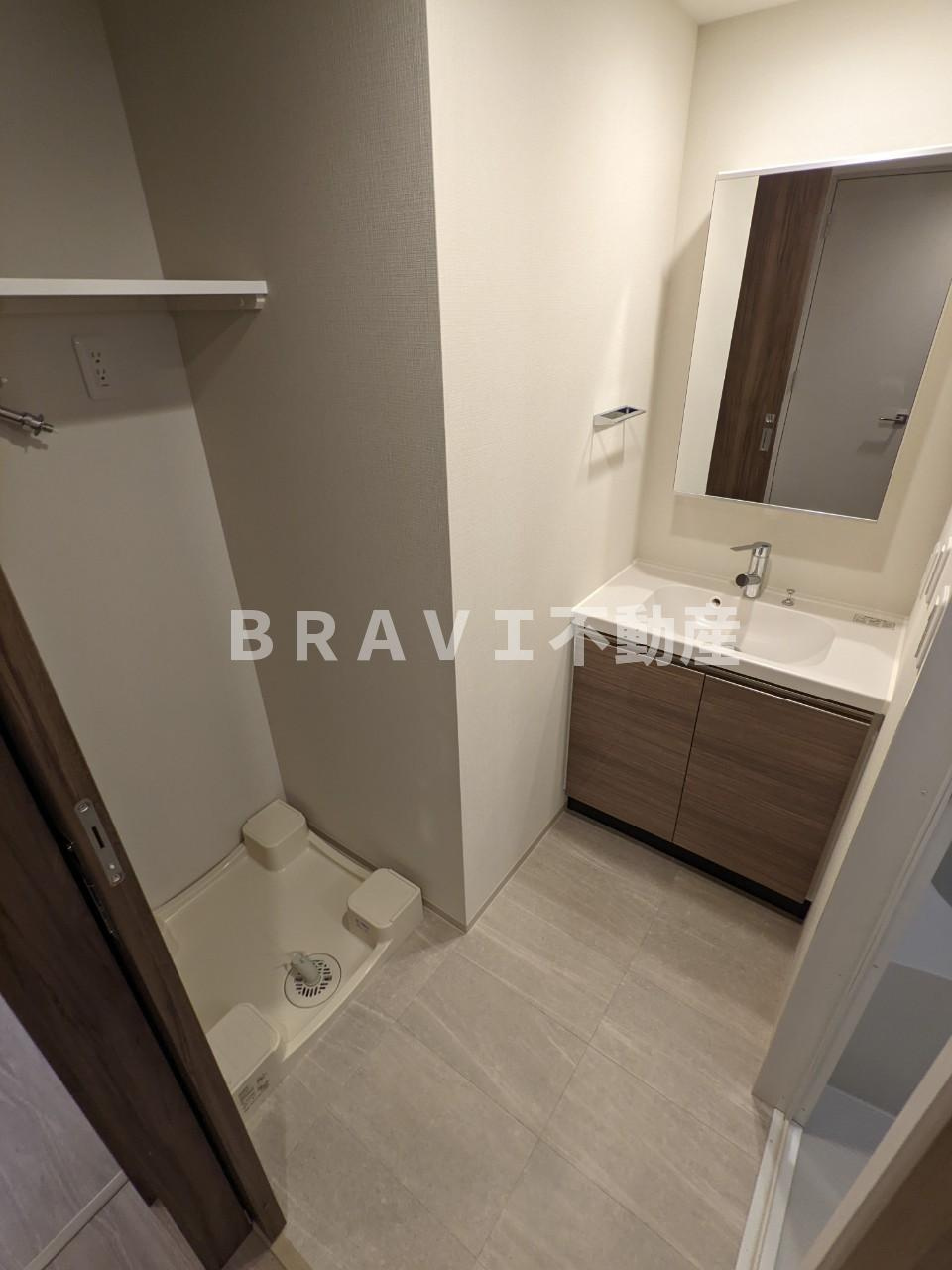 コンフォリア・リヴ北久宝寺Qの洗面所|【コンフォリア・リヴ北久宝寺Q】使い勝手の良い洗面所