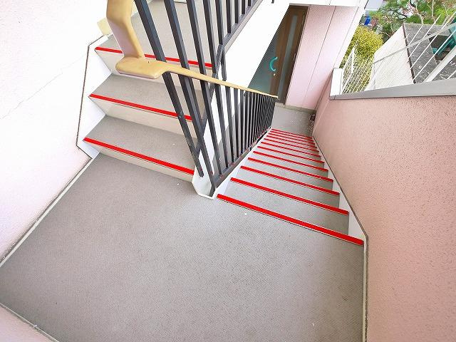 セロリハウスのその他共用部分|広さに余裕がある踊り場部分