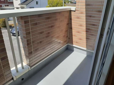 【バルコニー】 | アムールⅡ | 陽当たり良好なバルコニーです