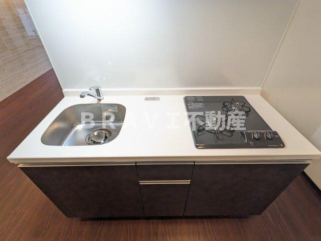 プレジオ鎗屋町 BRAVI不動産のキッチン|【プレジオ鎗屋町】2口ガスコンロのキッチン