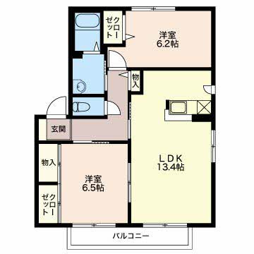 【間取り】 | バリュージュひろまえ