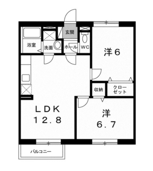 【間取り】 | ベアーフィールドⅠ