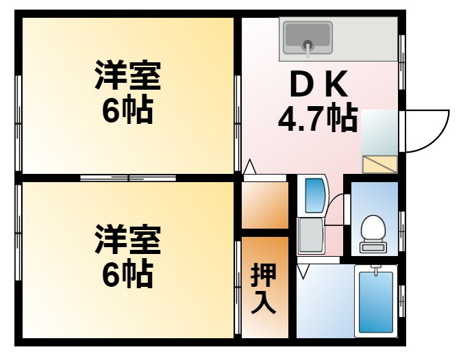 グリーンハイツ長生の間取り