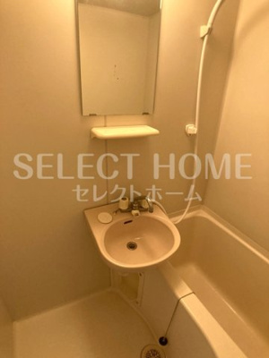 【洗面所】 | エバーグリーン明大寺 | 広い洗面スペース