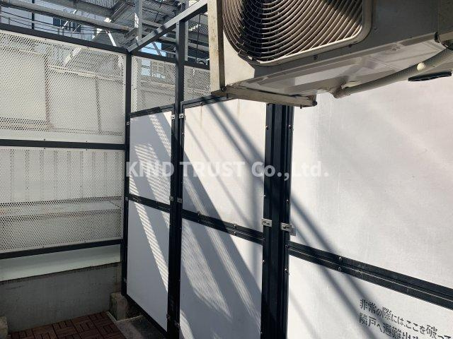 グランピア扇町のバルコニー|開放的で明るい空間を演出してくれるバルコニーです