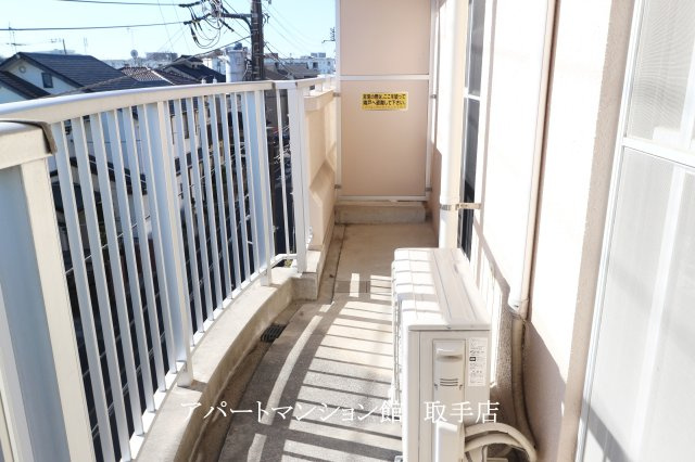 ウインドミルＢのバルコニー