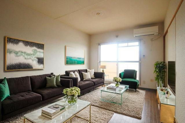 ウインドミルＢの居間・リビング|CGで家具等を配置したものです。実際に家具等は含まれません。