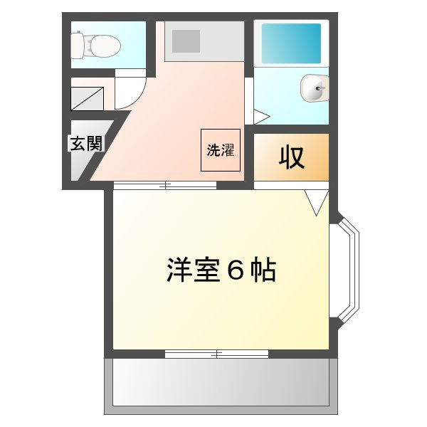 サンマリン西舞子の間取り