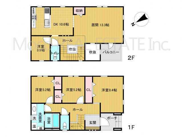 【間取り】 | 北見市ひかり野中古住宅