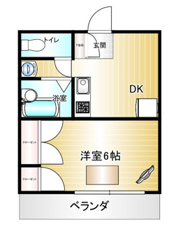 【間取り】 | グラスヒル平潟A
