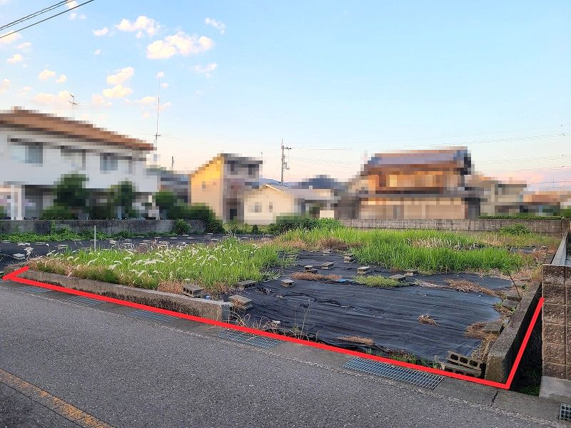 香美市土佐山田町　売土地の外観