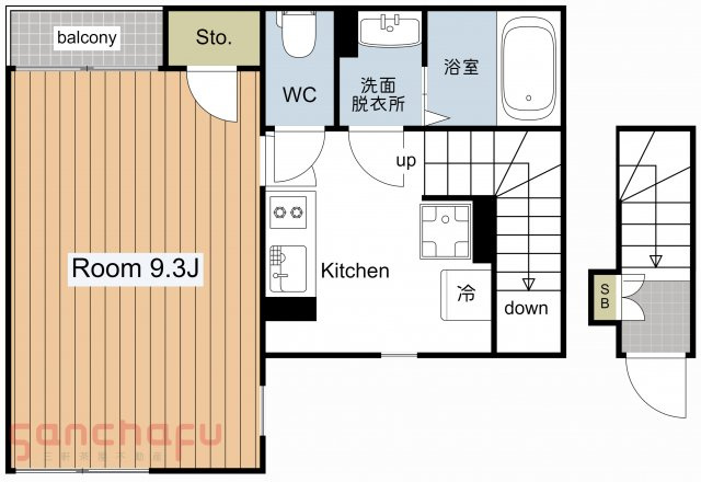 【間取り】 | DEN用賀