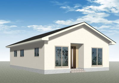 【外観パース】 | 神栖市下幡木3号棟