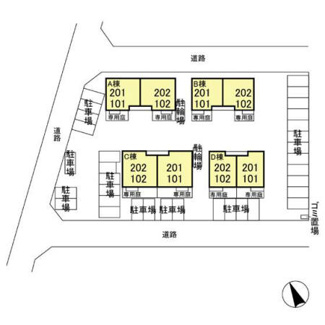 【区画図】 | ベル・アジュールA