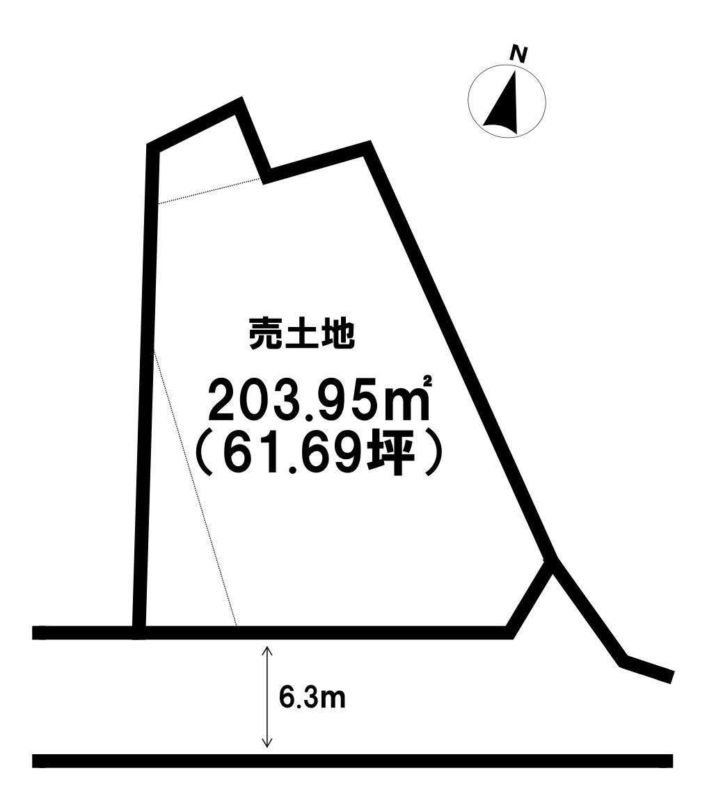 売土地　大洲市阿蔵の画像