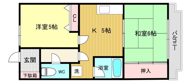 【間取り】 | フローレンス西宮Ⅰ