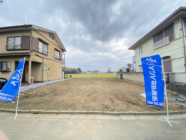 川越市寺山・山田J4-A　売地の外観|現地（2022年11月）撮影　建築条件なし！お好きなハウスメーカーで建築可能です♪