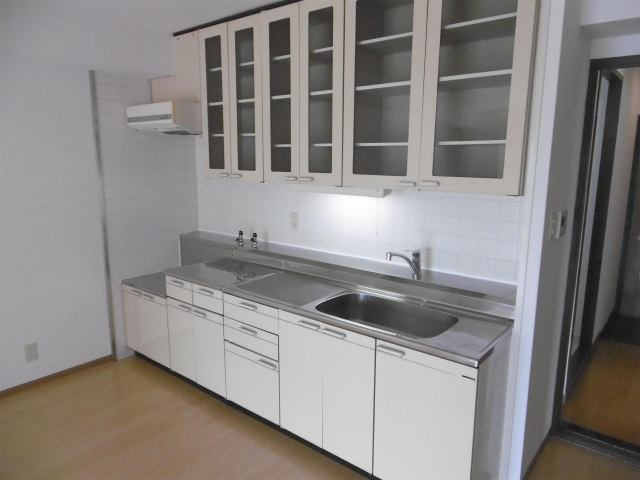高石市綾園１丁目の賃貸マンションのキッチン|コンパクトなキッチンで掃除もラクラク