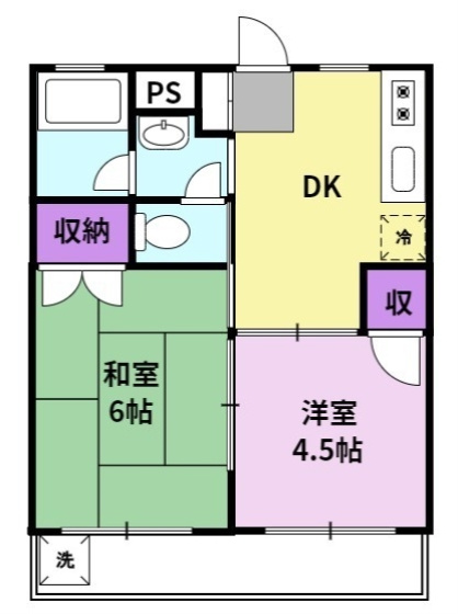 コーポレーティッドナカシマの間取り