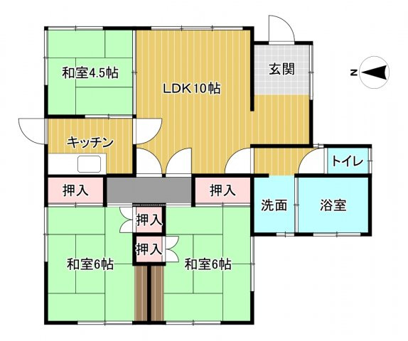 丸善ランド　リフォーム済戸建の間取り