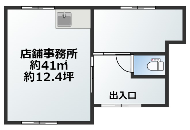 【間取り】 | 菅栄町1階店舗事務所