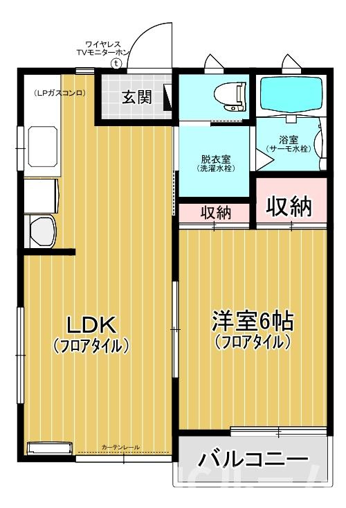 コーポ瑞の間取り
