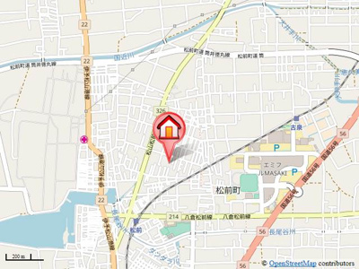 【地図】 | タウンコート筒井　A・B