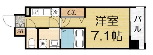 【間取り】 | ワールドアイ難波南PORTA