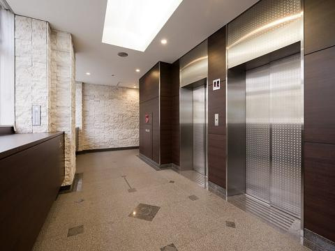 港区芝浦３丁目の賃貸マンションのその他|エレベーターホール