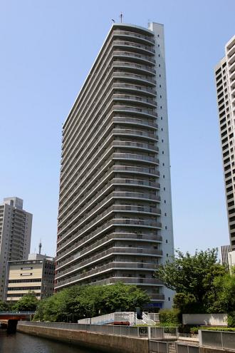 港区芝浦３丁目の賃貸マンションの外観