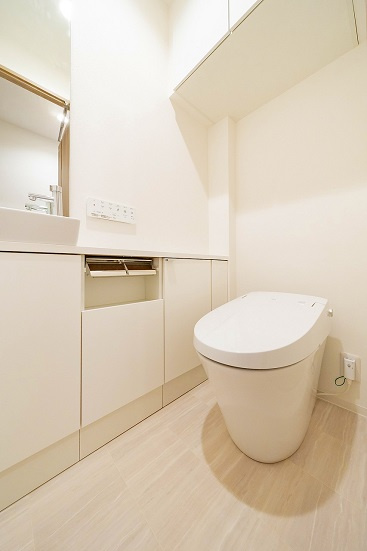 港区芝浦３丁目の賃貸マンションのその他|トイレ