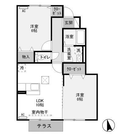 【間取り】 | ベルテK  | ベルテＫ