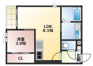 【間取り】 | GRANDTIC Quon鳴海 | 略図の為、現状優先