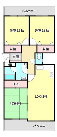 【間取り】 | グランドメゾン六甲箕岡