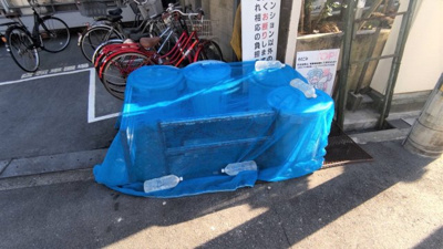 【設備】 | ニュー豊里 | 入居者専用のゴミ置き場です