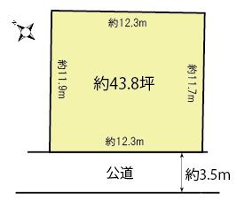 鴻巣市大間４丁目の売地