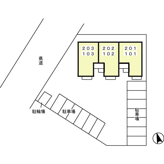 フローラル Ａの区画図