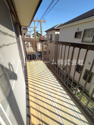 【バルコニー】 | 梅園荘 | 別部屋写真です。