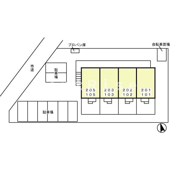 カモミールの玄関